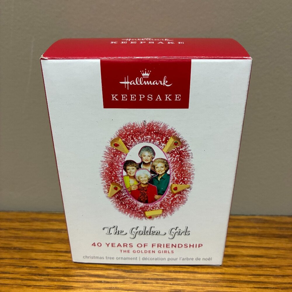 Hallmark 2025 The Golden Girls 40 Years of Friendship Christmas Ornament - New